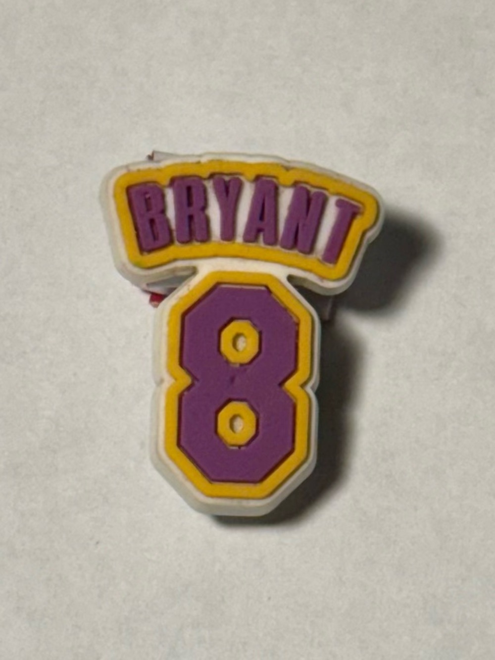 Crocs Jibbitz Kobe Bryant 8 * NBA * Shoe Charm * Basketball * Tribute